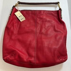 NWT Lucky Brand Leather Hobo Bag